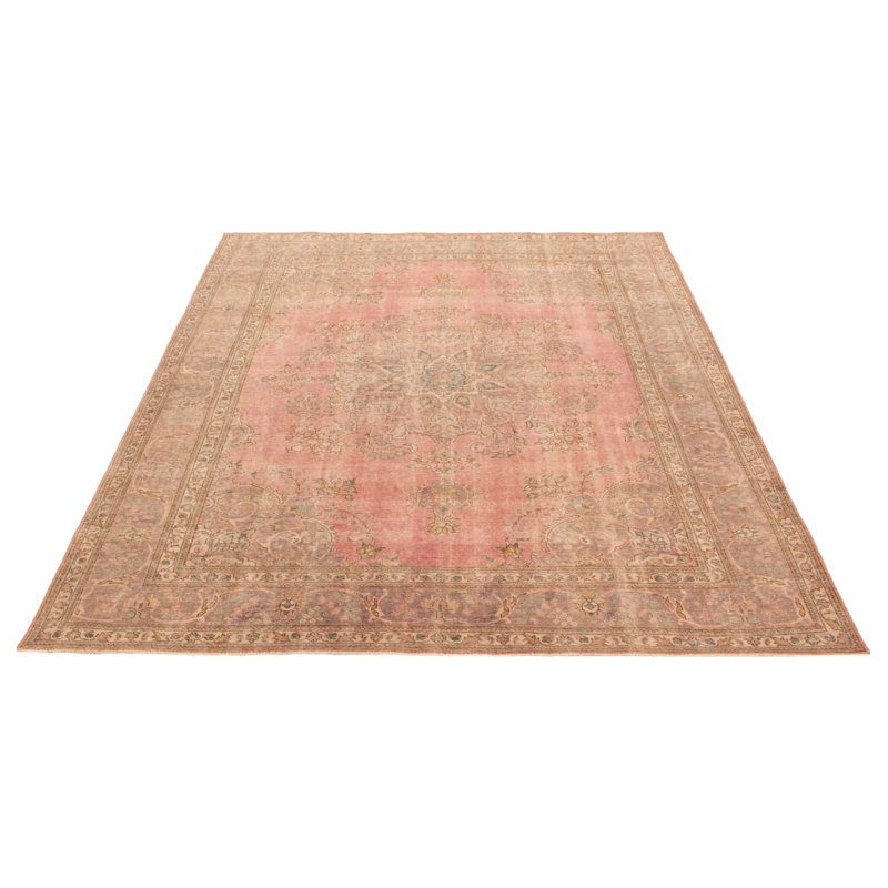 Tapis unique saumon rétro 8 pi 2 po x 10 pi 11 po One Of A Kind Antalya