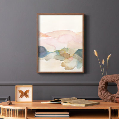Desert Canyon II, reproduction encadrée - bois massif