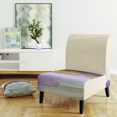 Fauteuil de chambre en velours Shabby Elegance