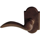 Durango Wave/Drop Passage (Hall & Closet) Door Lever with Arch Rosette
