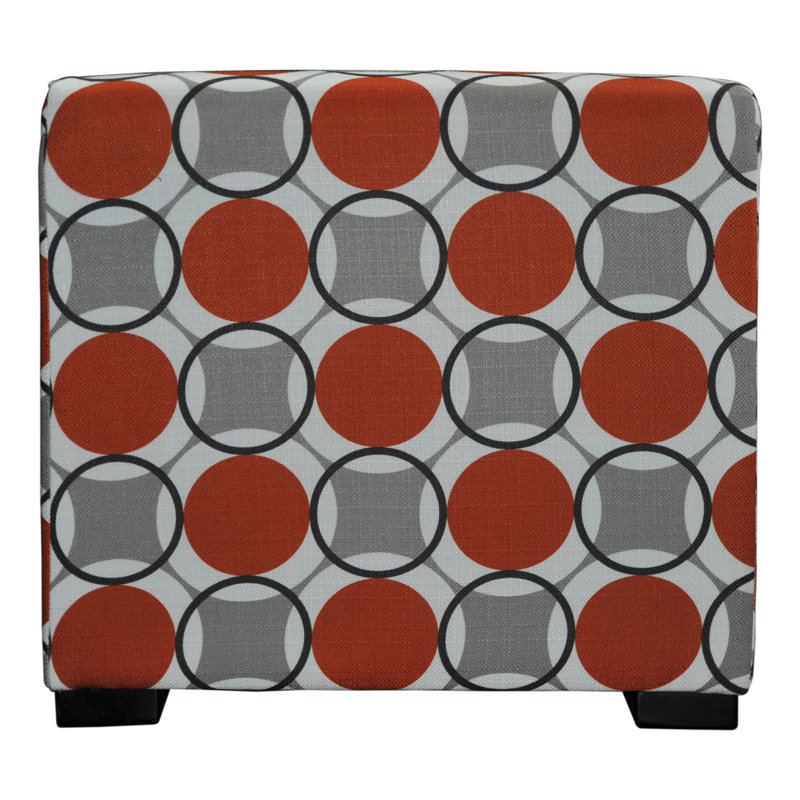 Repose-pieds à cubes touffeté