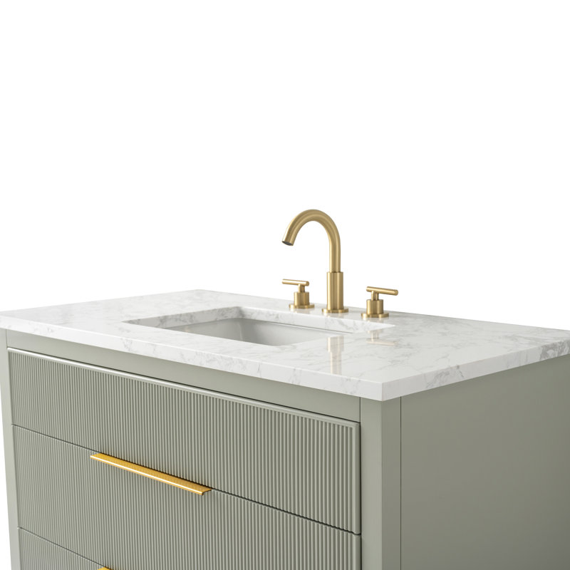 Emma 42" W Single Vanity, Light Sage