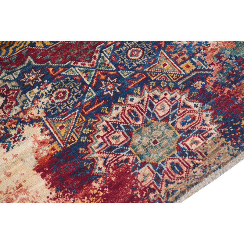 One-of-a-Kind 2'8" x 4' Hand Knotted Area Rug