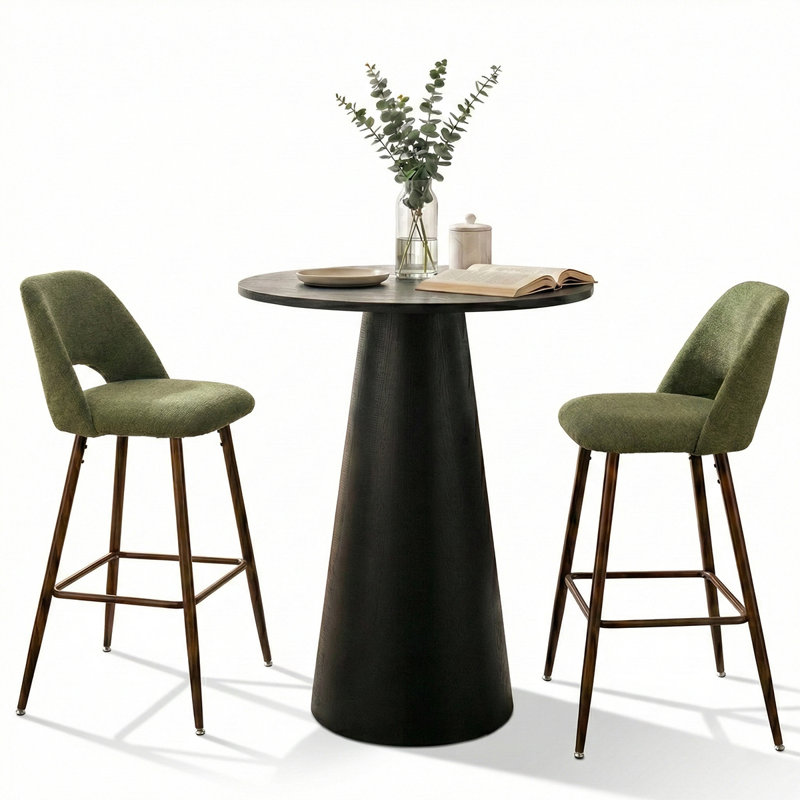 Ensemble de salle à manger à hauteur de comptoir 30 po Bernet, Vert