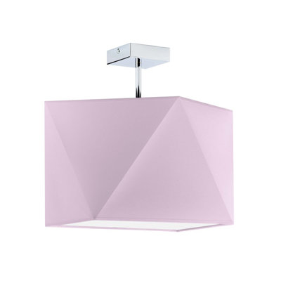 Demarian Fabric Semi Flush Mount