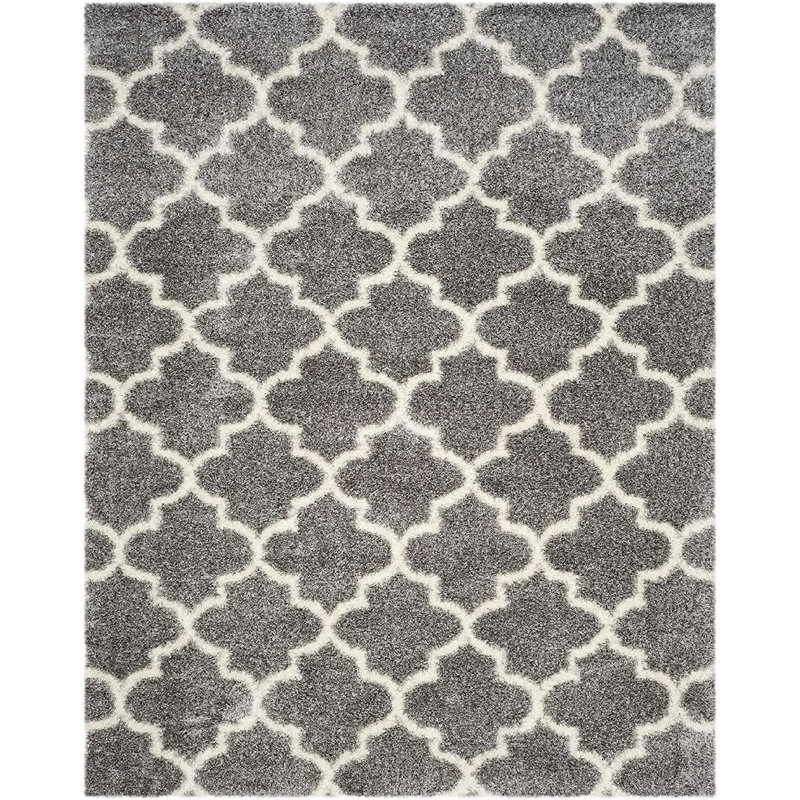 Bertl Sgm-Montreal Shag Performance Geometric Rug, Rectangle 6'7" x 9'6"