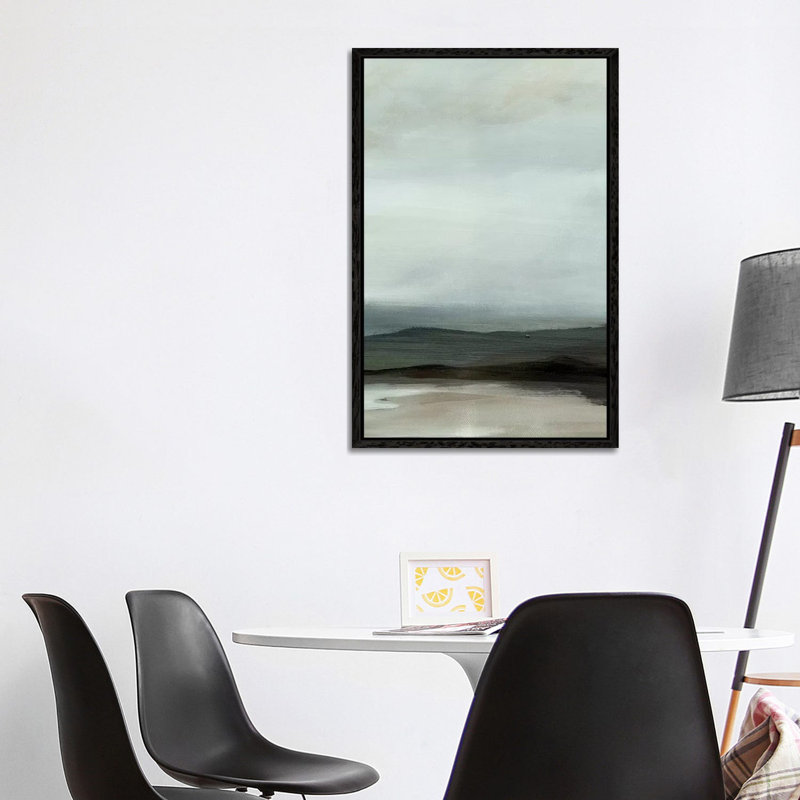 Mid-Atlantic Afternoon II by Stellar Design Studio - Floater Frame Gallery-Wrapped Canvas Giclée on Canvas, Black