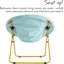 Fauteuil papasan en velours de 30 po de large Larkin-1821657931