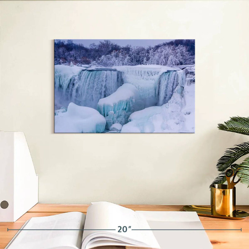 Alvord Frozen Niagara Falls, H 8 po x l 12 po