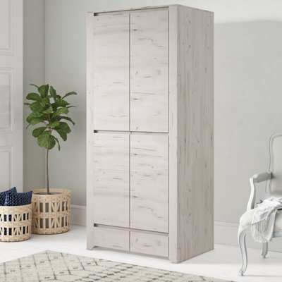 Marcel 2 Door Manufactured Wood Wardrobe