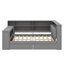 Lit profilé avec supports de rangement, tiroirs, prise de courant, éclairage à DEL et poste de travail-1041901939-1041901949