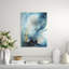 Blue Ribbons I Painting by Janice Sadler-25798901-25798902