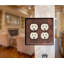 Plaque murale 2 prises doubles-48320515