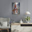 «Lark Manor» «Red Eiffel Tower» par Robert Delaunay, art mural en métal-1281162161
