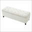 Banc repose-pieds avec surface de rangement, pieds en bois d'hévéa, capacité de 300 lb-312259849-312259850