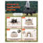 Tonnelle pliante de 3,66 m x 3,66 m avec toile amovible et sac de transport, beige