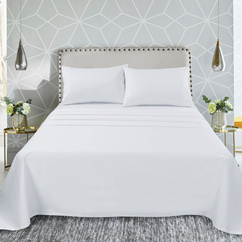 Lincove Soft and Durable Bed Pillowcase - 100% Cotton Sateen - 2 Pack, King Pillow Case