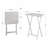 Radstock 5PC Wood Folding Tray Table Set with Stand-47786131