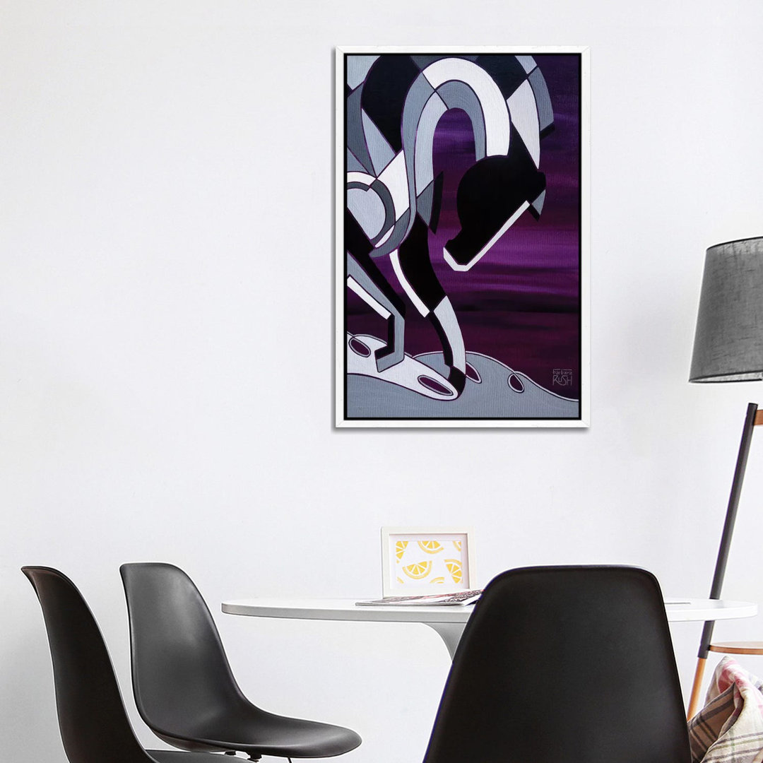 Elegance Of Equus Deep Purple von Barbara Rush - Galerie- Giclée auf Leinwand