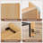 Queen Size Headboard Only, Boho Wood Head Board With Charging Station & LED Lights, Modern Fluted Wall-Mounted Bed Headboards For Bedroom, Height Adjustable, Natural-1590800986-1590800965