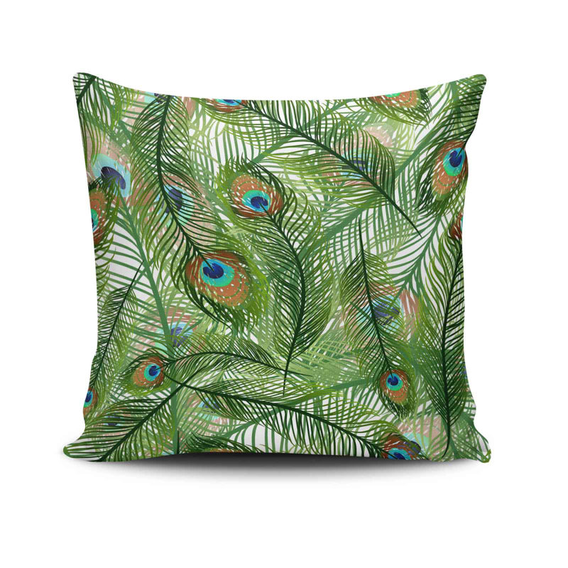 Housse de coussin décorative Erixon, 17 x 17 pouces, 50% coton / 50% polyester | Lavable à la machine à 104 ° F, repassable, fermeture à glissière dissimulée | Parfait pour le salon, la chambre à coucher et la décoration intérieure élégante