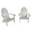 Hintz Essential Set Of Two Recycled Plastic Adirondack Chairs-120199289