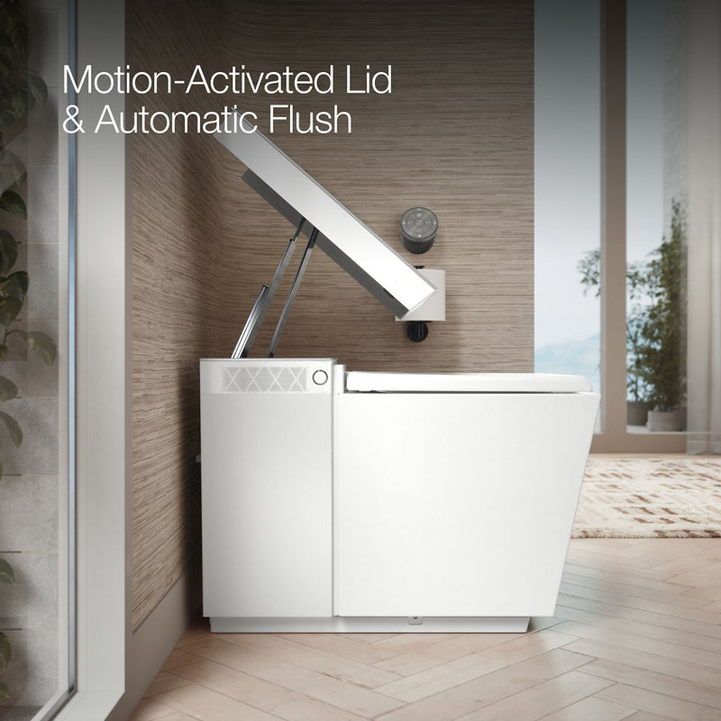 Numi 2.0 One-Piece Elongated Smart Toilet, Dual-Flush, White