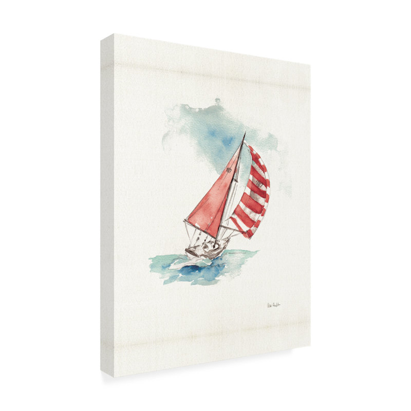 Randolf Lisa - Toile d'extérieur «In the Moment II», H 47 po x l 35 po x P 1,5 po