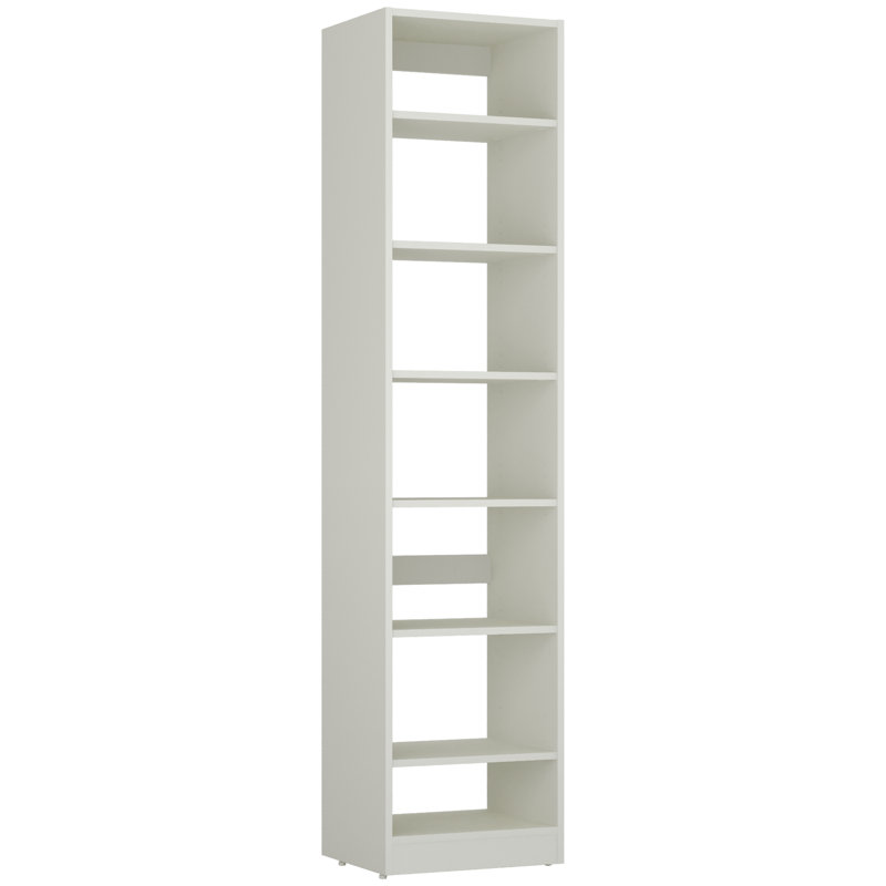 Module For A Closet System With 6 Shelves - 84"18"24" - White, White
