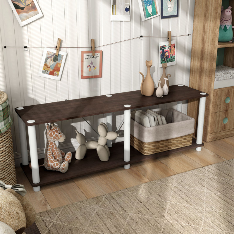 Terzenbach Extra Wide Storage Shelving, Espresso