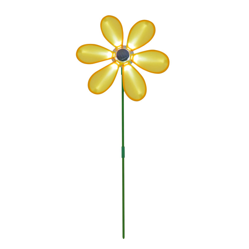 Battery Powered Integrated LED Pathway Light, Yellow/Green