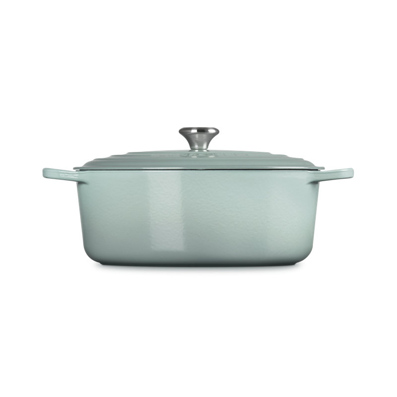Le Creuset Signature Cast Iron Oval Oven 8 Qt, Sea Salt