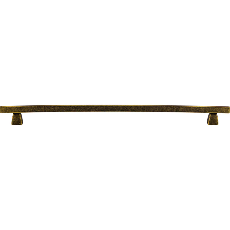 Arched Bar Pull, German Bronze, 12" Center to Center
