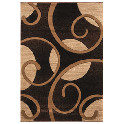 Tapis brun Lis
