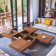 Dessia Sliding Top Coffee Table with Four Hidden Storage Compartments