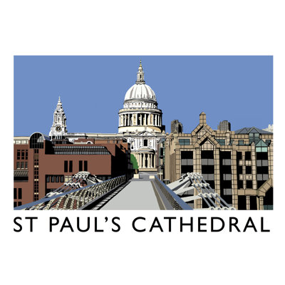 St Pauls Cathedral 1 Piece Wall Art