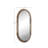 Ozma Solid Wood Oval Wall Mirror