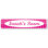Pink Patterns Metal Sign