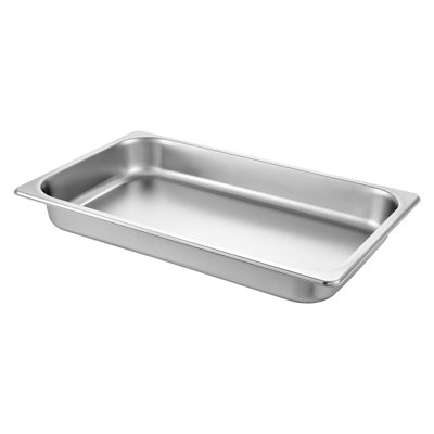 6-Pack Full Size Deep Steam Table Pans - Heavy Duty Stainless Steel Hotel Pans for Commercial Buffet & Catering, Anti-Jam Food Pan with Rounded Corners