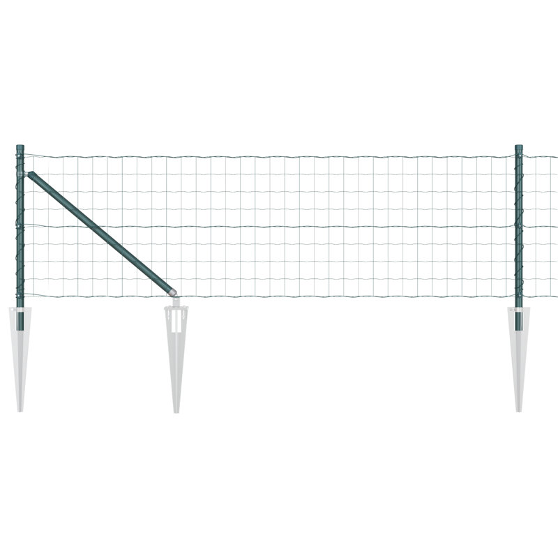 Metal Border Fencing, 80 x 2500 x 0.2 cm