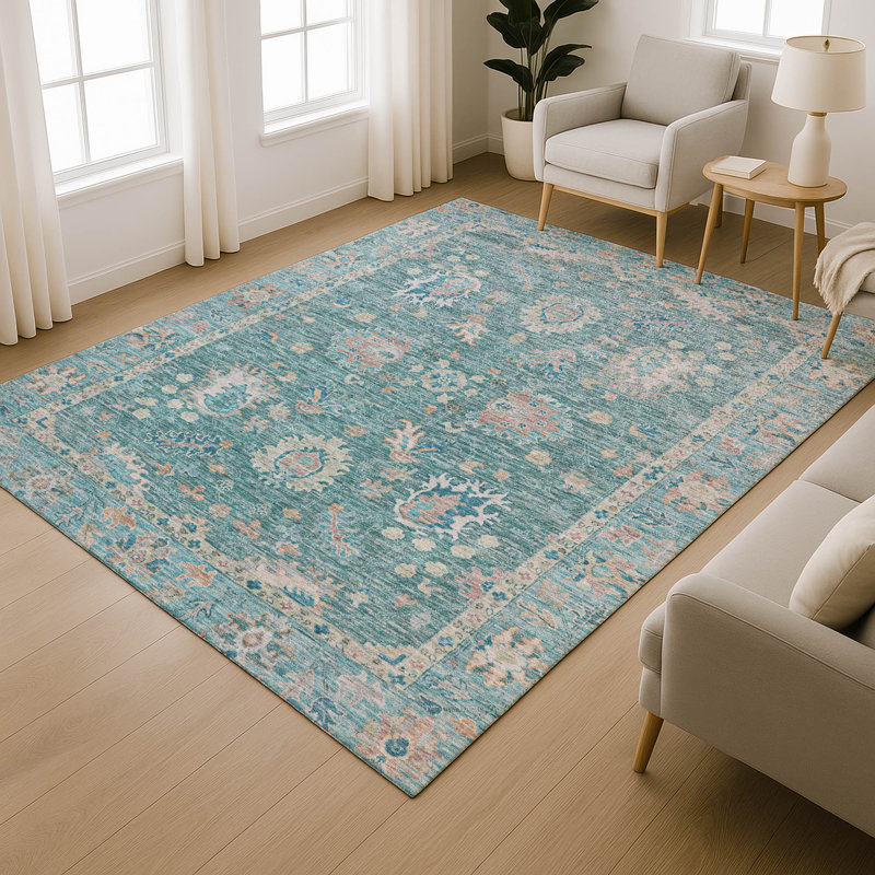 Tapis lavable à la machine de qualité supérieure Mayfield AMF2104, Étain, 3 pi x 5 pi