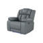 Fauteuil inclinable électrique gris avec DEL