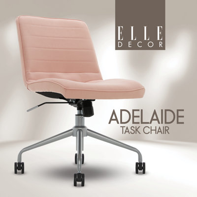 Elle Decor Adelaide Home Armless Office Task Chair by Elle Decor