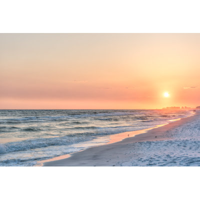 Santa Rosa Beach Sunset - photographie sur toile tendue
