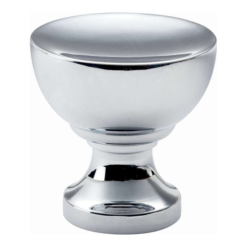 Shelley 1 1/4" Diameter Round Knob, Polished Chrome