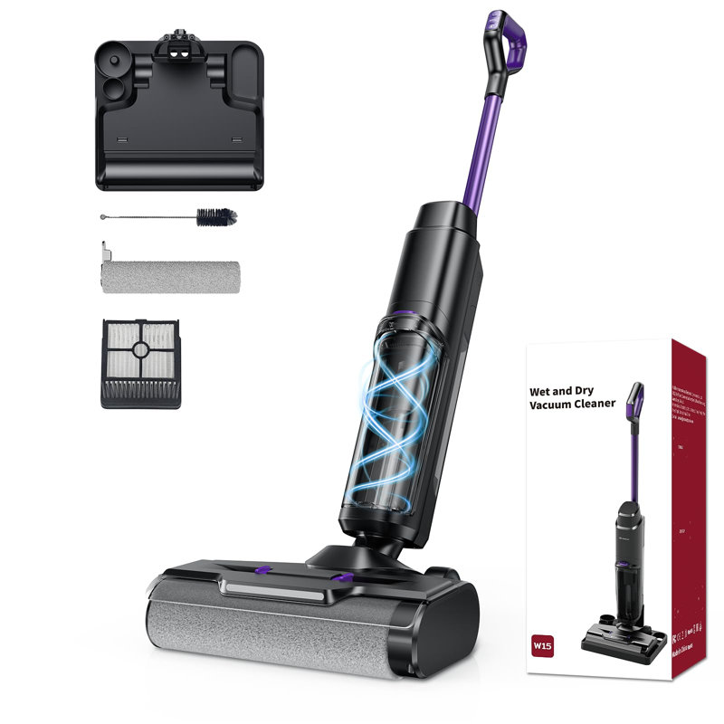Cordless Wet Dry Vacuum Cleaner And Mop All In One, 45 Mins Runtime Self-Cleaning For Hard Floors, Sticky Messes & Pet Hair, 150° Swivel & Self-Propelled