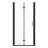 Bi-Fold Frameless Shower Door Walk in Pivot Clear Glass Hinge Shower Door 6mm With Tempered Glass and Explosion-Proof Film-125172984-125172980