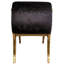 Mavro Apolline Crescent Upholstered Bench