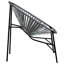 Garden Chair Set 3 Pcs Poly Rattan-814172