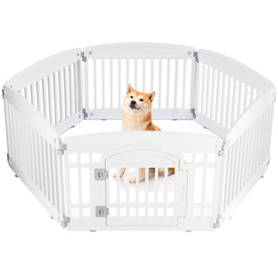 Clôture pliante ajustable pour chien pour petits et moyens chiens